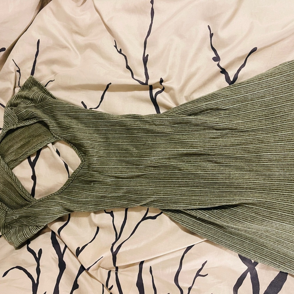 Cut- out back mini dress